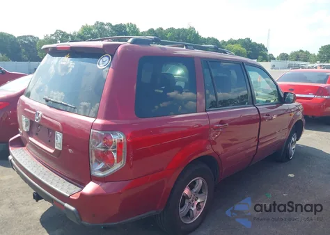 2006 Honda Pilot Ex-L из США, поврежденный, VIN 5FNYF28526B023173
